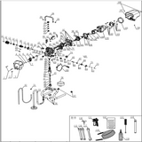 Adjustable valve assembly for Painting sprayer R9221