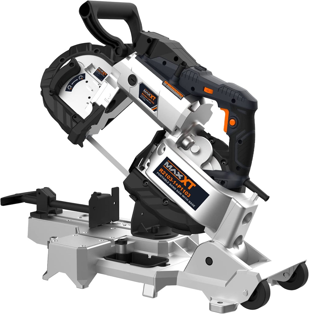 MAXXT Bandsaw with Table Saw, 10 Amp 5 Inch Deep Cut Band Saw with ...