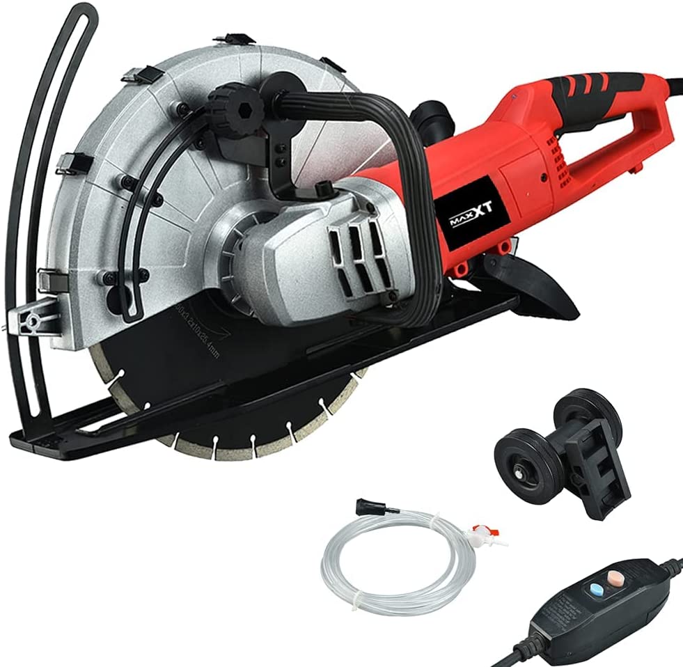 MAXXT 14-inch Wet/Dry Concrete Saw (High Power, includes saw blade)